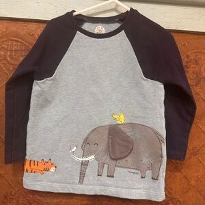 3 for $10! Kids Animal Adventure Long Sleeve Tee - Blue